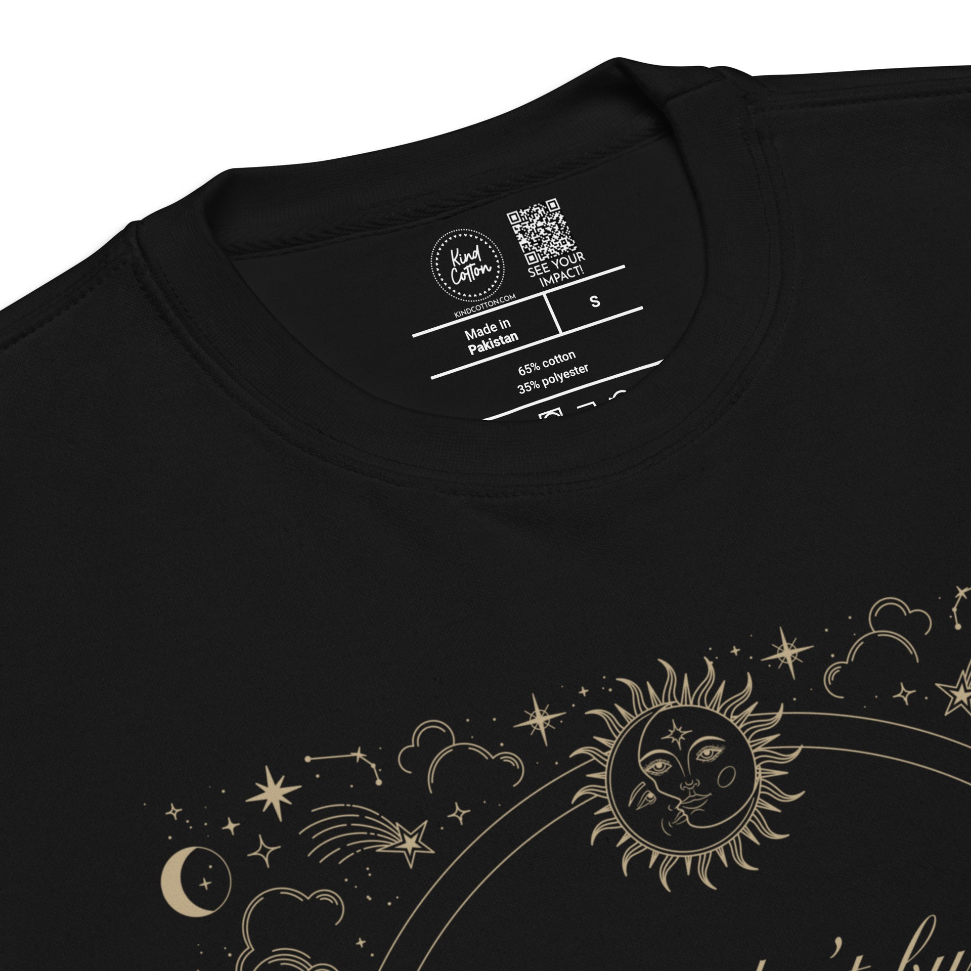 Igniting Our Journey Sand Cotton Blend Crew Neck Women's Sweatshirt