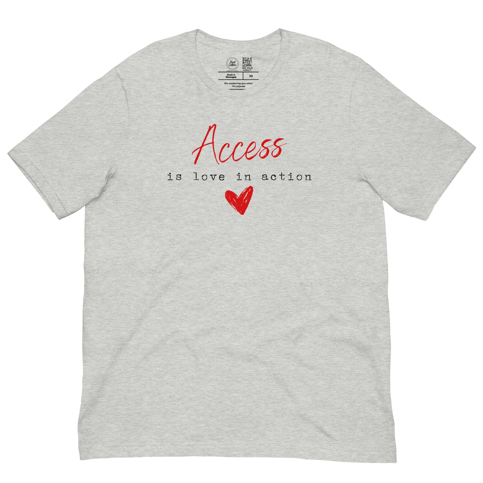 Access is Love in Action Classic Tee