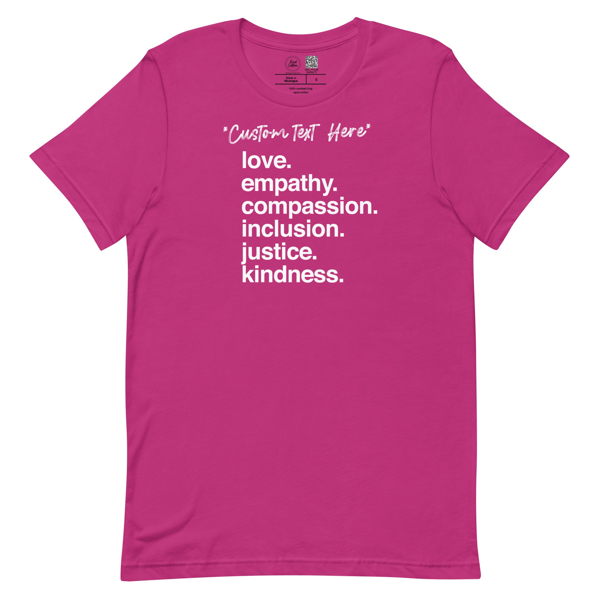 *Customizable* 'Kindness Is' Classic Tee