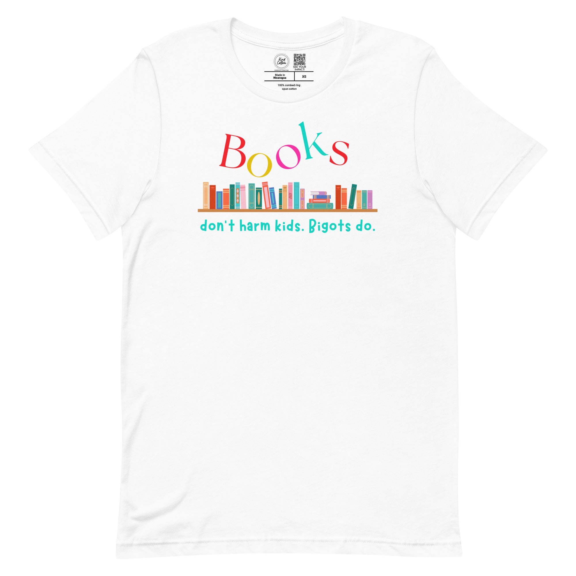 Books Don't Harm Stack Classic Tee