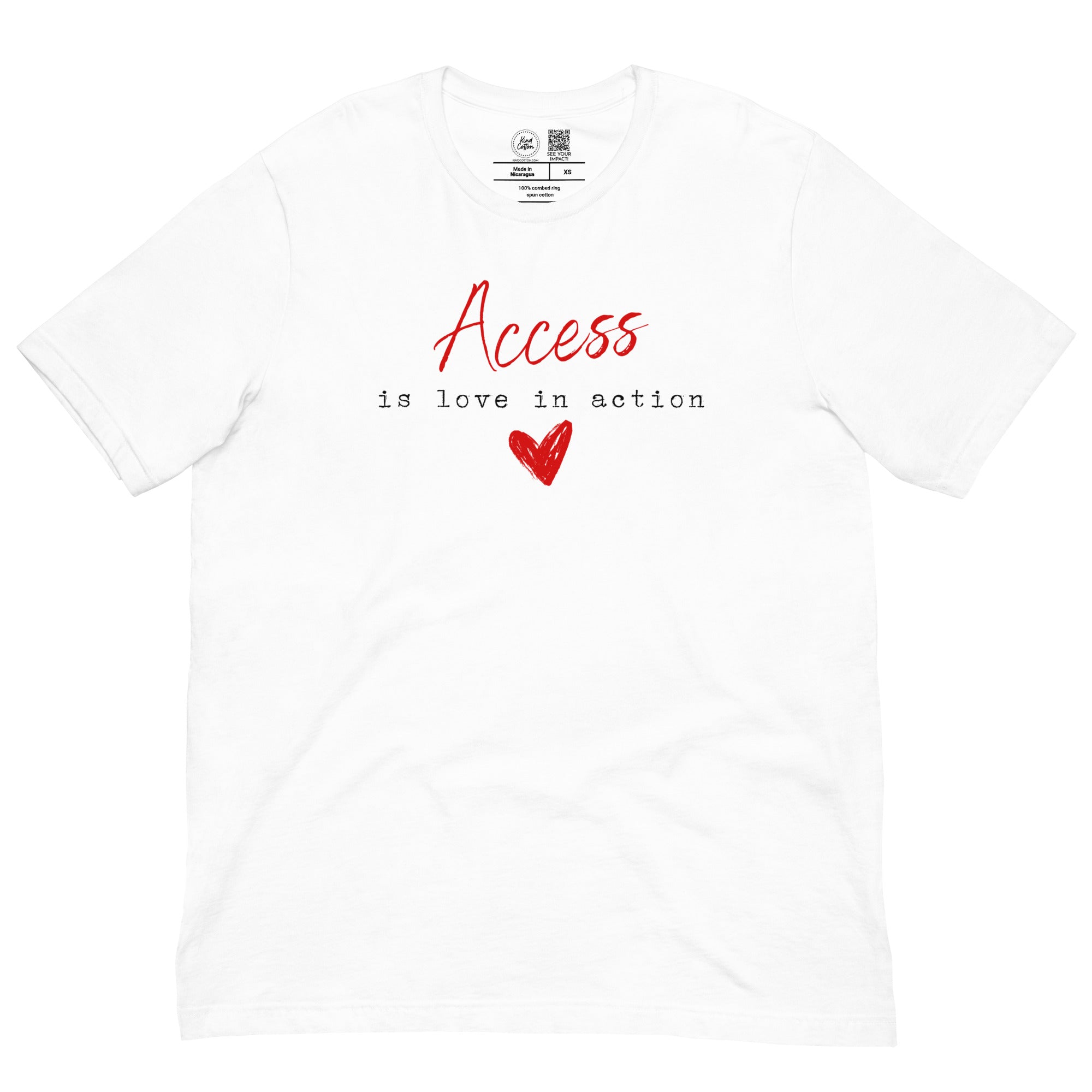 Access is Love in Action Classic Tee