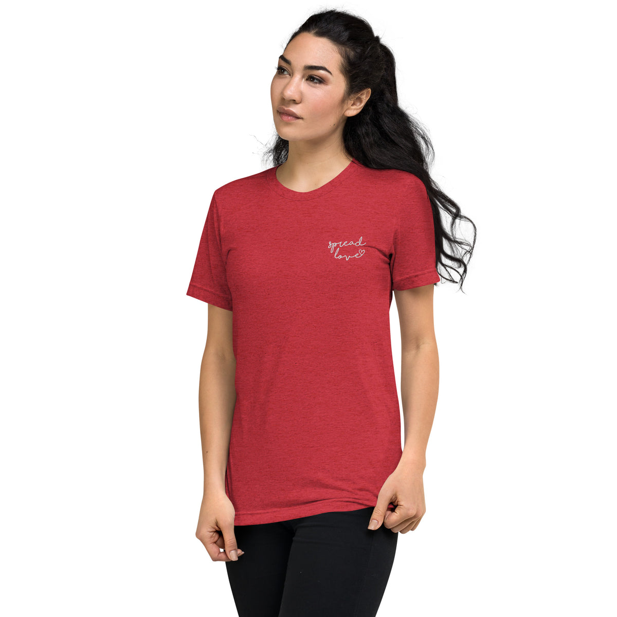 Spread Love Embroidered Classic Tee