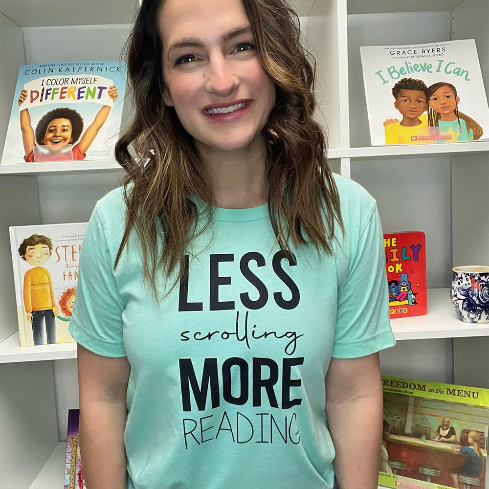 Less Scrolling More Reading Classic Tee