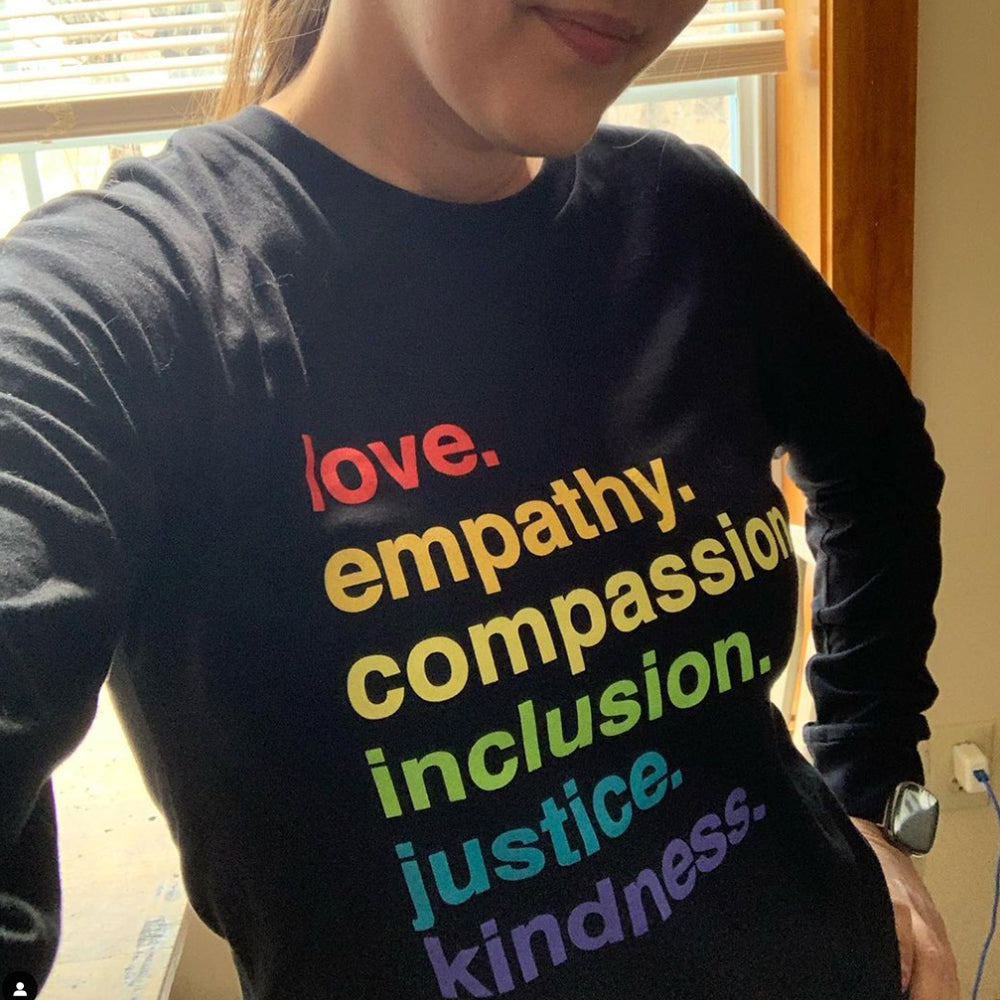 &#39;Kindness Is&#39; Pride Classic Long Sleeve