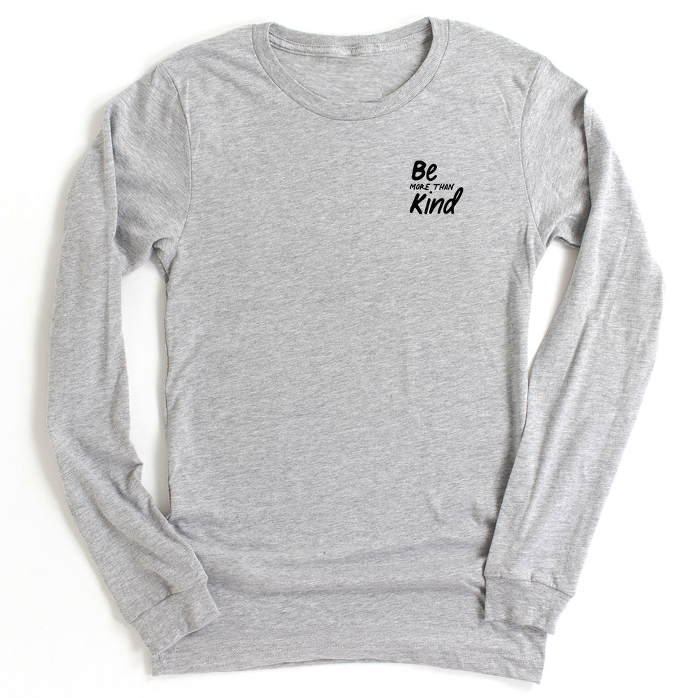Be More Than Kind Embroidered Long Sleeve