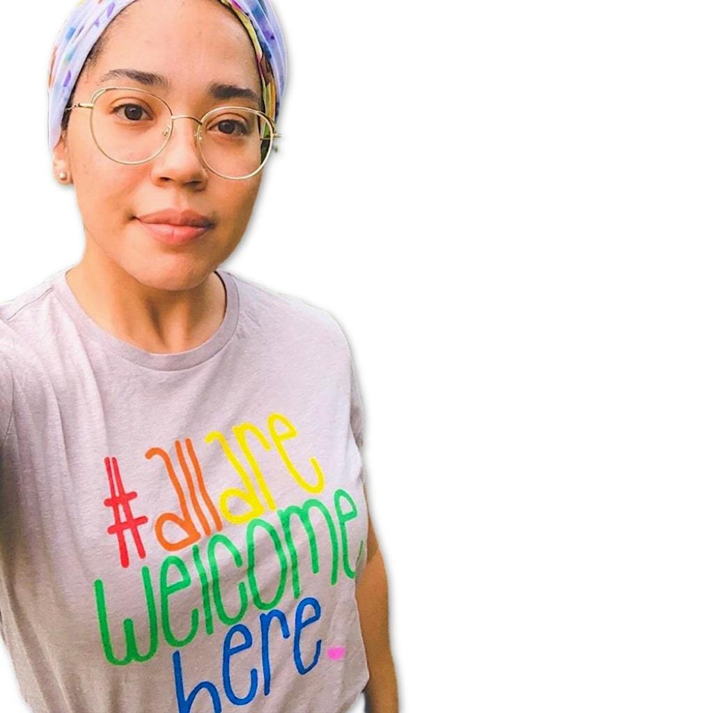 All Are Welcome Here Classic Tee - Kind Cotton