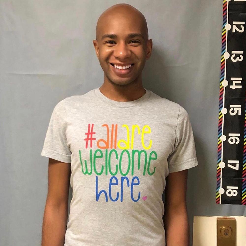 All Are Welcome Here Classic Tee - Kind Cotton