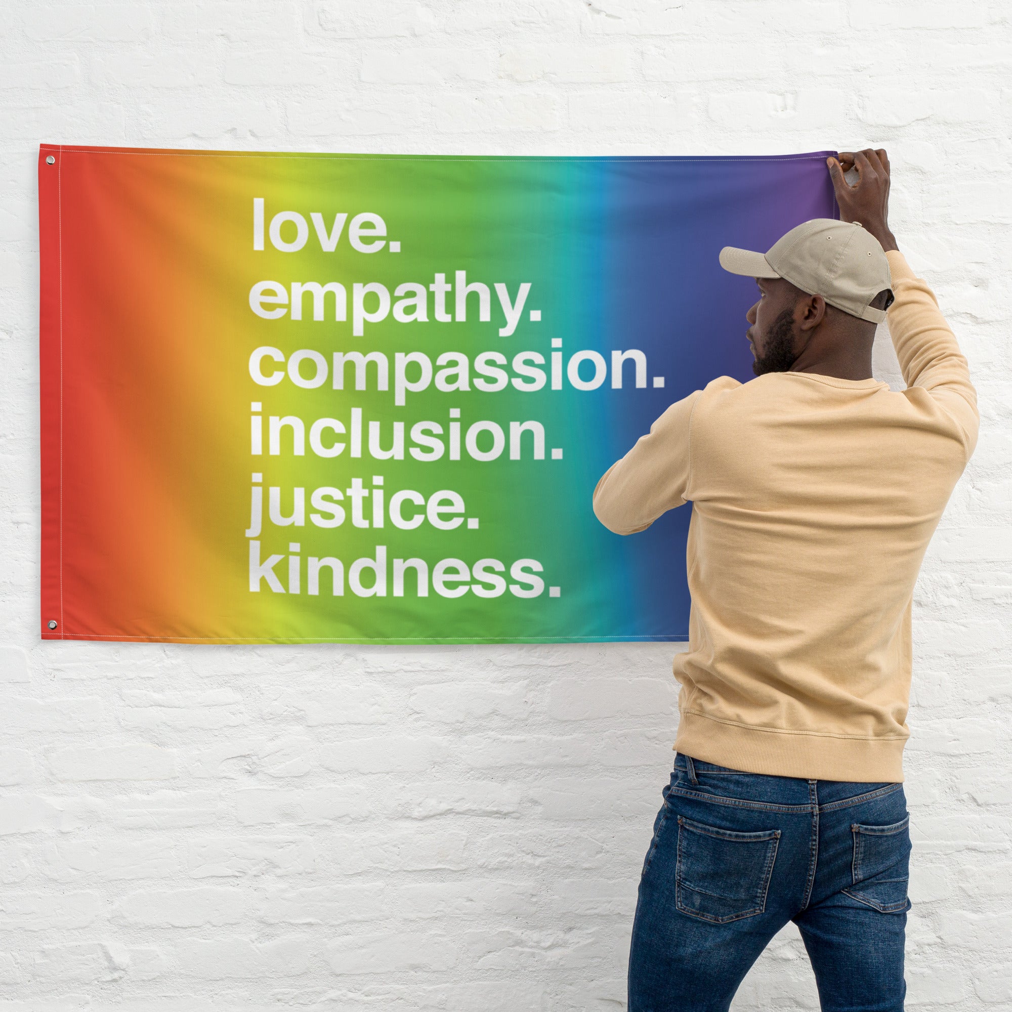 'Kindness Is' Pride Flag