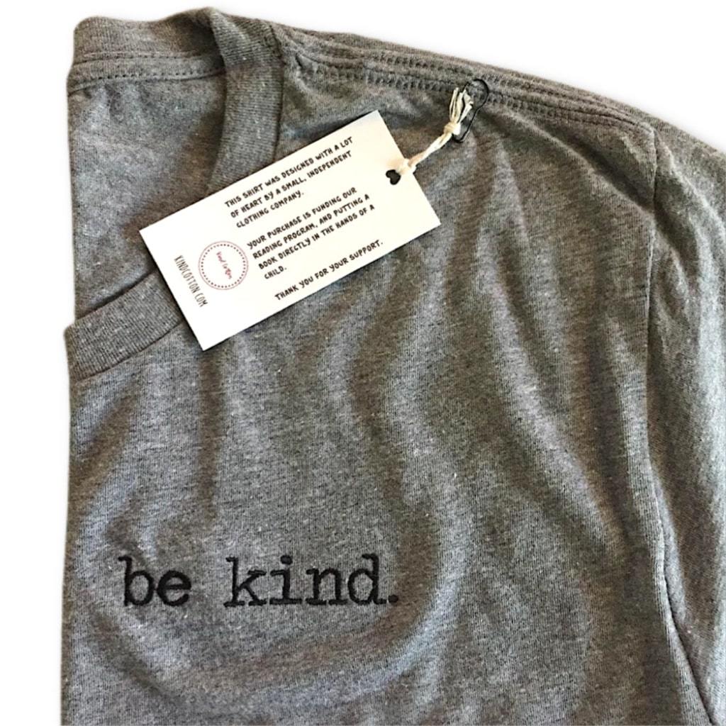 Be Kind Embroidered Classic Tee - Kind Cotton