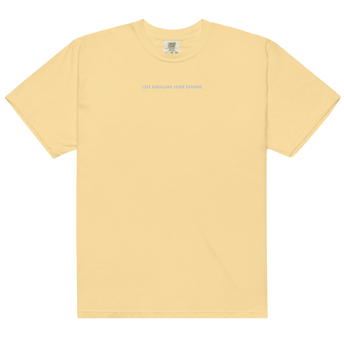 KC x Comfort Colors Less Scrolling Tee Butter / S