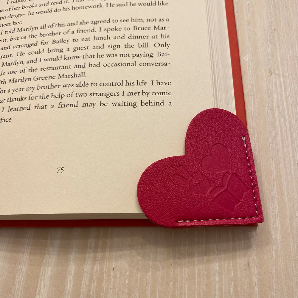 Peace Love Books Bookmark