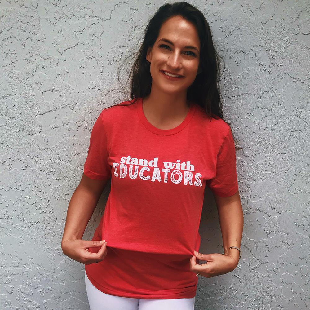 Stand with Educators Classic Tee - Kind Cotton