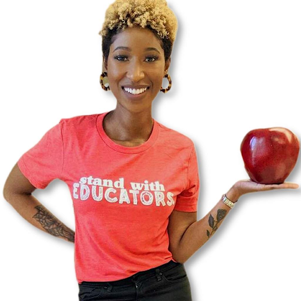 Stand with Educators Classic Tee - Kind Cotton