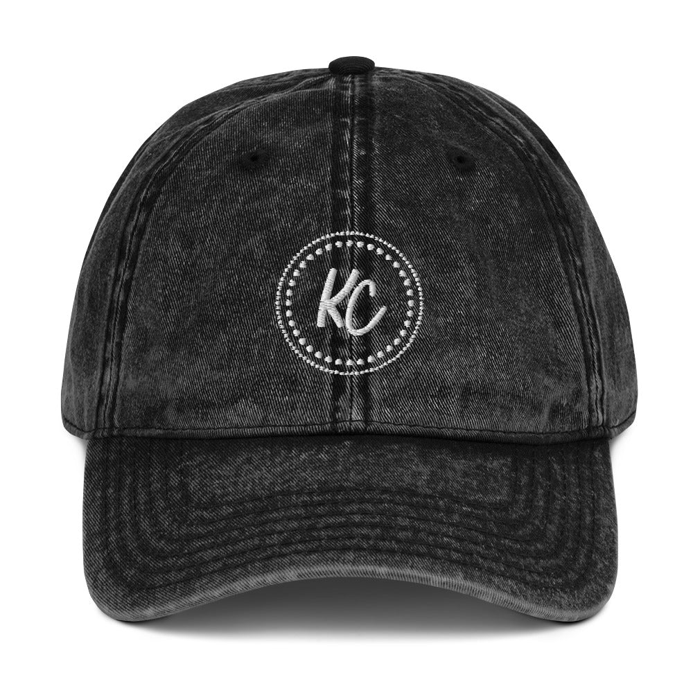 KC Vintage Cotton Twill Hat, Black